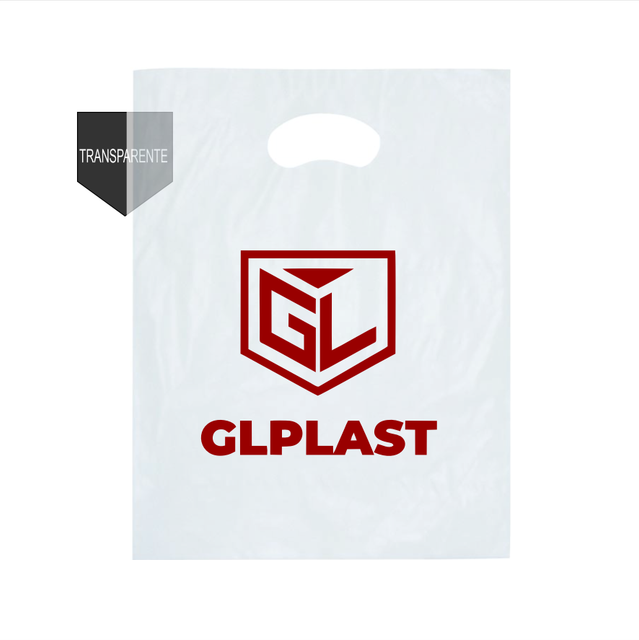 Transparente com Bordô