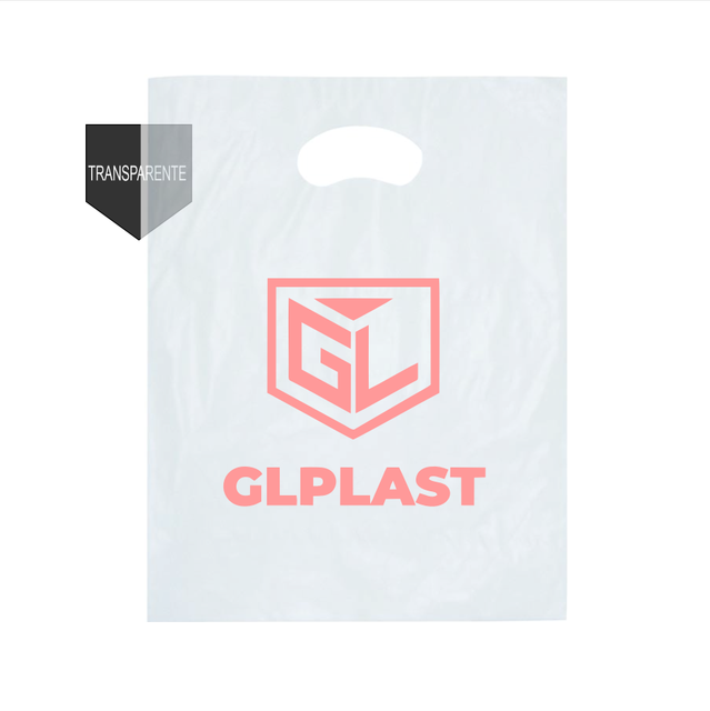 Transparente com Rosa Tradicional